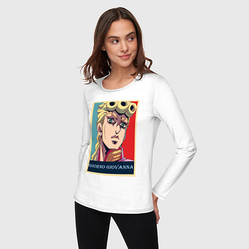 Женский лонгслив Джорно Джованна / Белый – фото 3