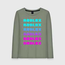 Лонгслив хлопковый женский ROBLOX, цвет: авокадо