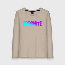 Лонгслив хлопковый женский FORTNITE 2, цвет: миндальный