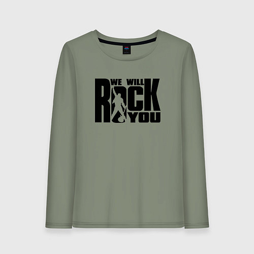 Женский лонгслив QUEEN / Авокадо – фото 1