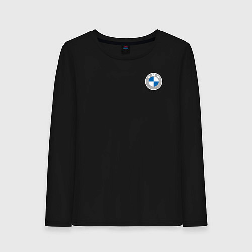 Женский лонгслив BMW LOGO 2020 / Черный – фото 1