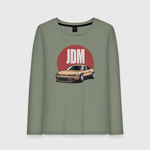 Женский лонгслив JDM / Авокадо – фото 1