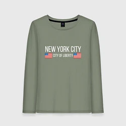 Женский лонгслив NEW YORK