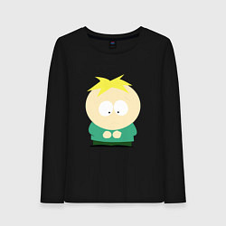 Лонгслив хлопковый женский South Park Баттерс, цвет: черный