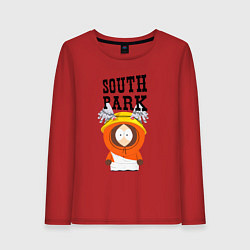 Лонгслив хлопковый женский South Park Кенни, цвет: красный