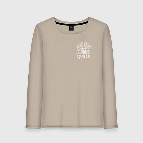 Женский лонгслив QUEEN / Миндальный – фото 1