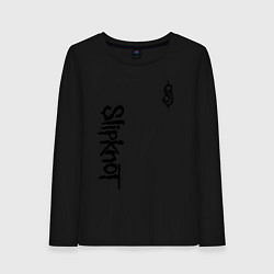 Лонгслив хлопковый женский SLIPKNOT, цвет: черный