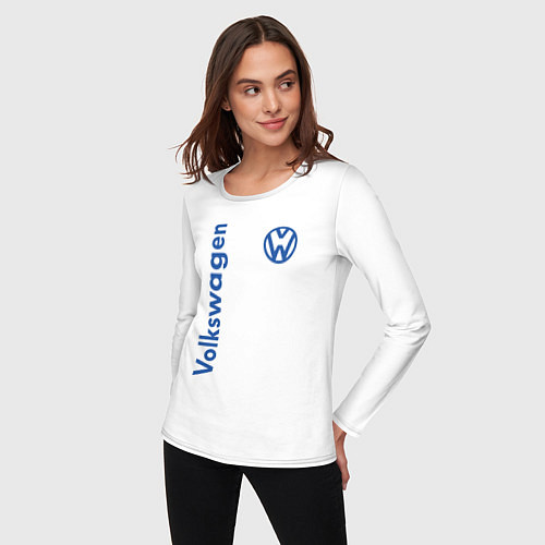 Женский лонгслив Volkswagen / Белый – фото 3