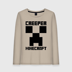 Женский лонгслив MINECRAFT CREEPER