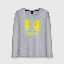 Женский лонгслив VANSAMA OFFICIAL Yellow