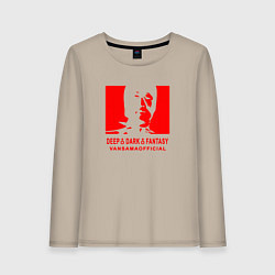 Женский лонгслив VANSAMA OFFICIAL Red