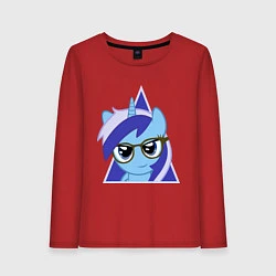 Лонгслив хлопковый женский Trixie hipster, цвет: красный