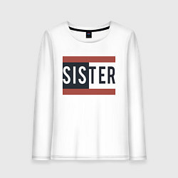 Женский лонгслив Sister