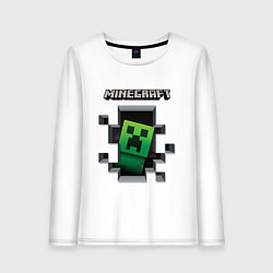 Женский лонгслив Майнкрафт