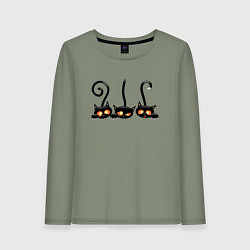 Женский лонгслив Котики