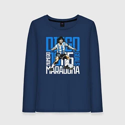 Женский лонгслив 10 Diego Maradona