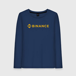 Женский лонгслив BINANCE БИНАНС БИРЖА