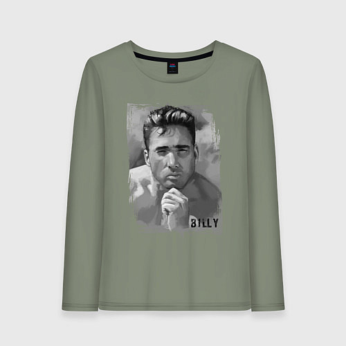 Женский лонгслив Гачи Билли Херрингтон арт / Авокадо – фото 1