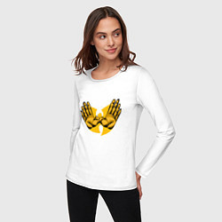 Лонгслив хлопковый женский Wu-Tang Forever, цвет: белый — фото 2