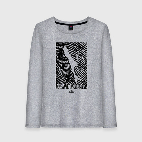 Женский лонгслив Made in Sakhalin / Меланж – фото 1