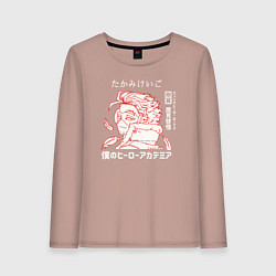 Женский лонгслив Моя геройская академия Ястреб