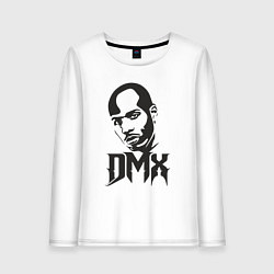 Лонгслив хлопковый женский DMX - Легенда, цвет: белый