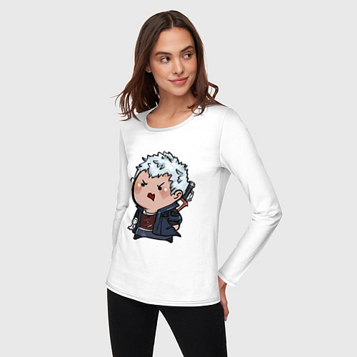 Женский лонгслив Baby Nero / Белый – фото 3