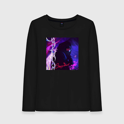 Женский лонгслив OG BUDA SEXY DRILL / Черный – фото 1