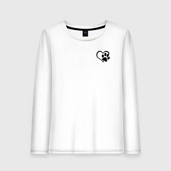 Женский лонгслив Котик