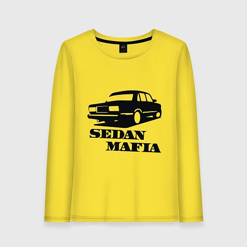 Женский лонгслив SEDAN MAFIA / Желтый – фото 1