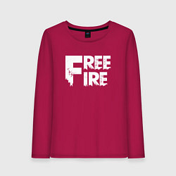 Женский лонгслив FREEFIRE FF WHITE LOGO Z