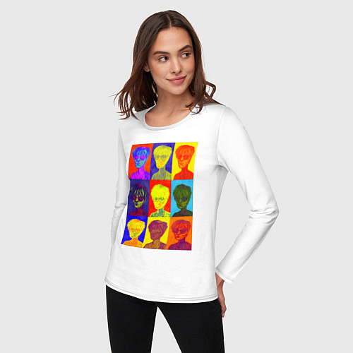 Женский лонгслив Andy Warhol Энди Уорхол / Белый – фото 3