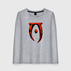 Лонгслив хлопковый женский Oblivion, цвет: меланж