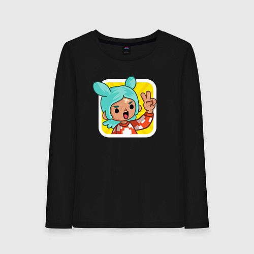 Женский лонгслив Icon Toca Boca / Черный – фото 1