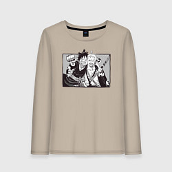 Женский лонгслив Луффи и Зоро вместе