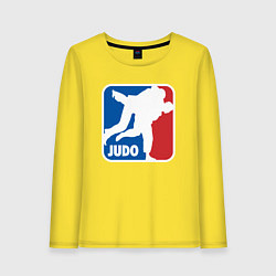 Лонгслив хлопковый женский Judo - Sport, цвет: желтый