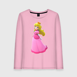 Лонгслив хлопковый женский Princess Peach, цвет: светло-розовый