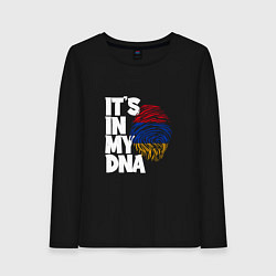 Женский лонгслив ДНК - Армения