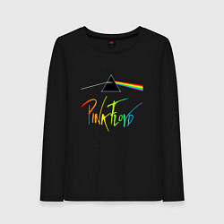 Женский лонгслив PINK FLOYD COLOR LOGO