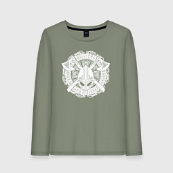 Женский лонгслив Руны, топоры и шлем