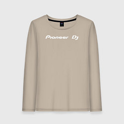 Женский лонгслив Pioneer DJ - Logo White