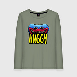 Лонгслив хлопковый женский Poppy Playtime: Huggy, цвет: авокадо