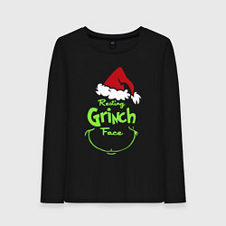 Женский лонгслив Resting Grinch Face