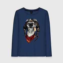 Женский лонгслив Biker dog