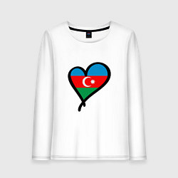 Женский лонгслив Azerbaijan Heart