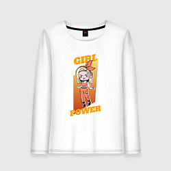 Женский лонгслив Girl Power Anime