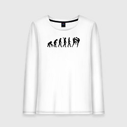 Женский лонгслив Эволюция Муай Тай