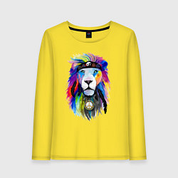 Женский лонгслив Color lion! Neon!