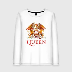 Женский лонгслив Queen, логотип