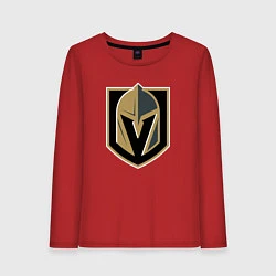 Лонгслив хлопковый женский Vegas Golden Knights , Вегас Голден Найтс, цвет: красный